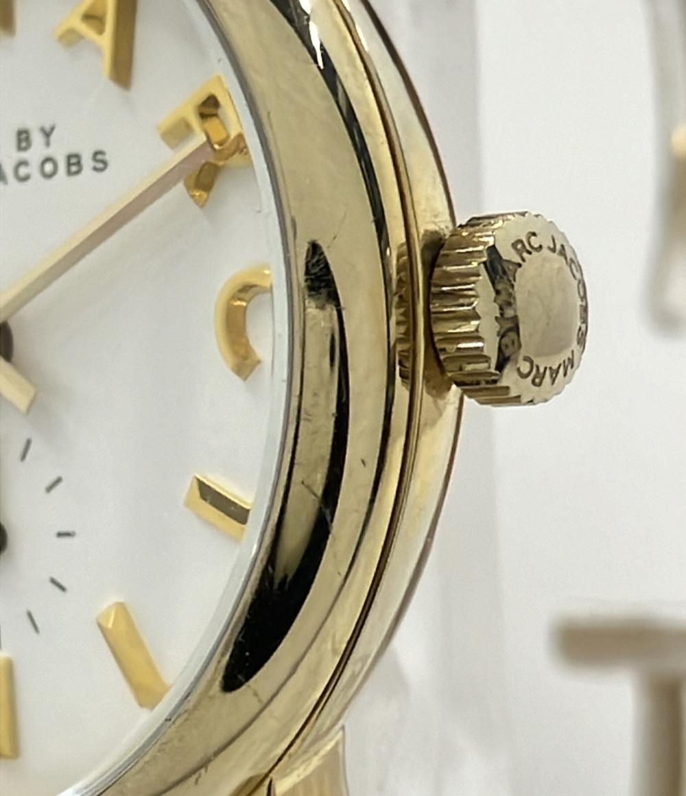 マークバイマークジェイコブス 腕時計 クオーツ ホワイト MBM1317 レディース MARC BY MARC JACOBS