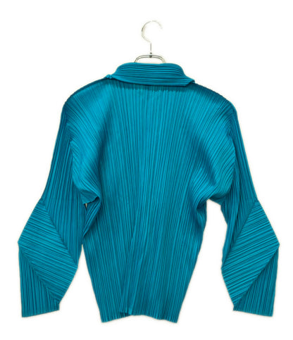 PLEATS PLEASE 長袖 変形スリーブ プリーツシャツ レディース SIZE 3 プリーツプリーズ