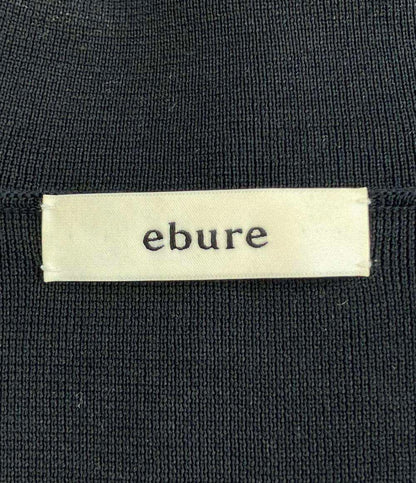 ebure コットンシルク ニットジャケット レディース エブール