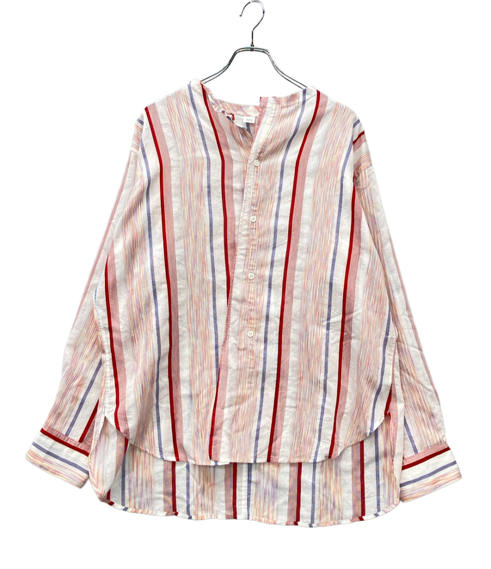 美品 Y's 長袖シャツ ノーカラー メンズ SIZE 2 (M) ワイズ
