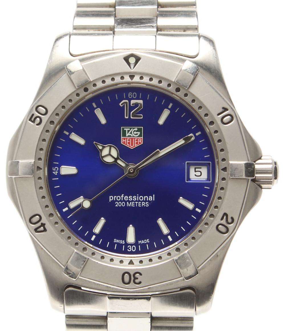TAG HEUER 腕時計 プロフェッショナル 200m クオーツ ブルー WK1116 メンズ タグホイヤー