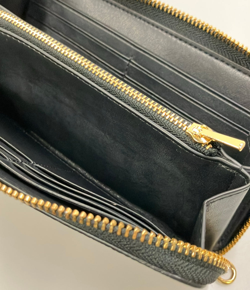 COACH ラウンドファスナー長財布 PVC キャンバス レザー シグネチャー F76971 レディース コーチ