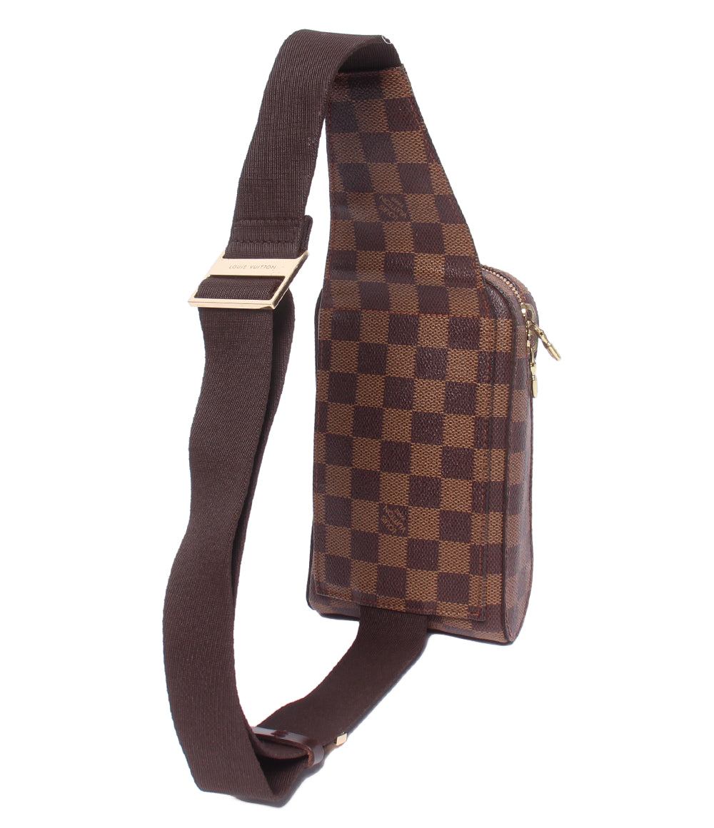 LOUIS VUITTON ボディバッグ ウエストポーチ ジェロニモス ダミエ エベヌ N51994 メンズ ルイ・ヴィトン
