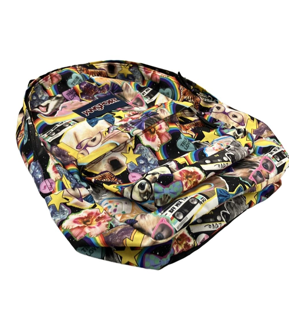 ジャンスポーツ リュック デイパック イヌ柄 ネコ柄 レディース JAN SPORT