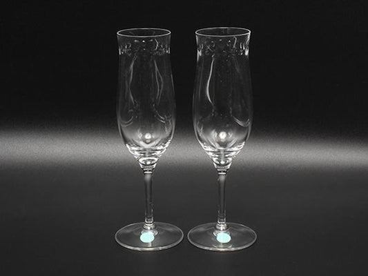 TIFFANY&Co. シャンパングラス 2点セット ペア スウィング ティファニー