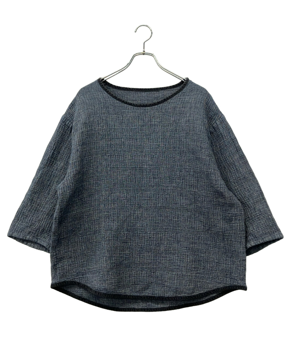 PORTER CLASSIC 長袖 SASHIKO スーパーライト スウェットシャツ メンズ SIZE 1 ポータークラシック