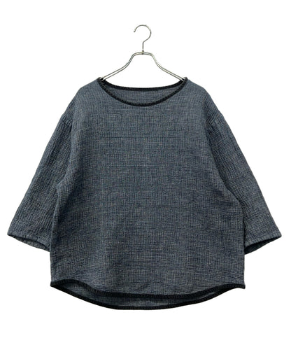 PORTER CLASSIC 長袖 SASHIKO スーパーライト スウェットシャツ メンズ SIZE 1 ポータークラシック