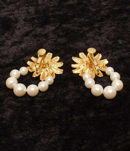 KENZO ネックレス イヤリング フェイクパール フラワーモチーフ 2点セット レディース ケンゾー