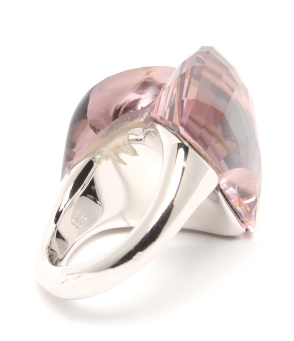 SWAROVSKI リング 指輪 ハートモチーフ レディース SIZE 17号 スワロフスキー