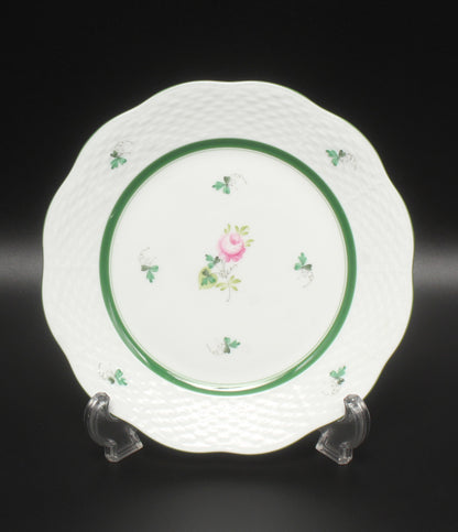 美品 HEREND プレート 皿 19cm ウィーンの薔薇 ヘレンド