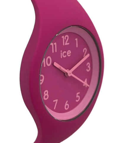 美品 ice watch 腕時計 クオーツ ピンク レディース アイスウォッチ