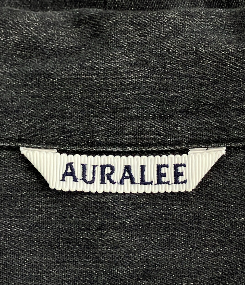 AURALEE セルビッジ スーパーライトデニム ハーフスリーブシャツ A24SS02GS メンズ SIZE 5 オーラリー