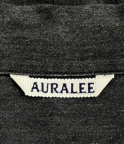 AURALEE セルビッジ スーパーライトデニム ハーフスリーブシャツ A24SS02GS メンズ SIZE 5 オーラリー