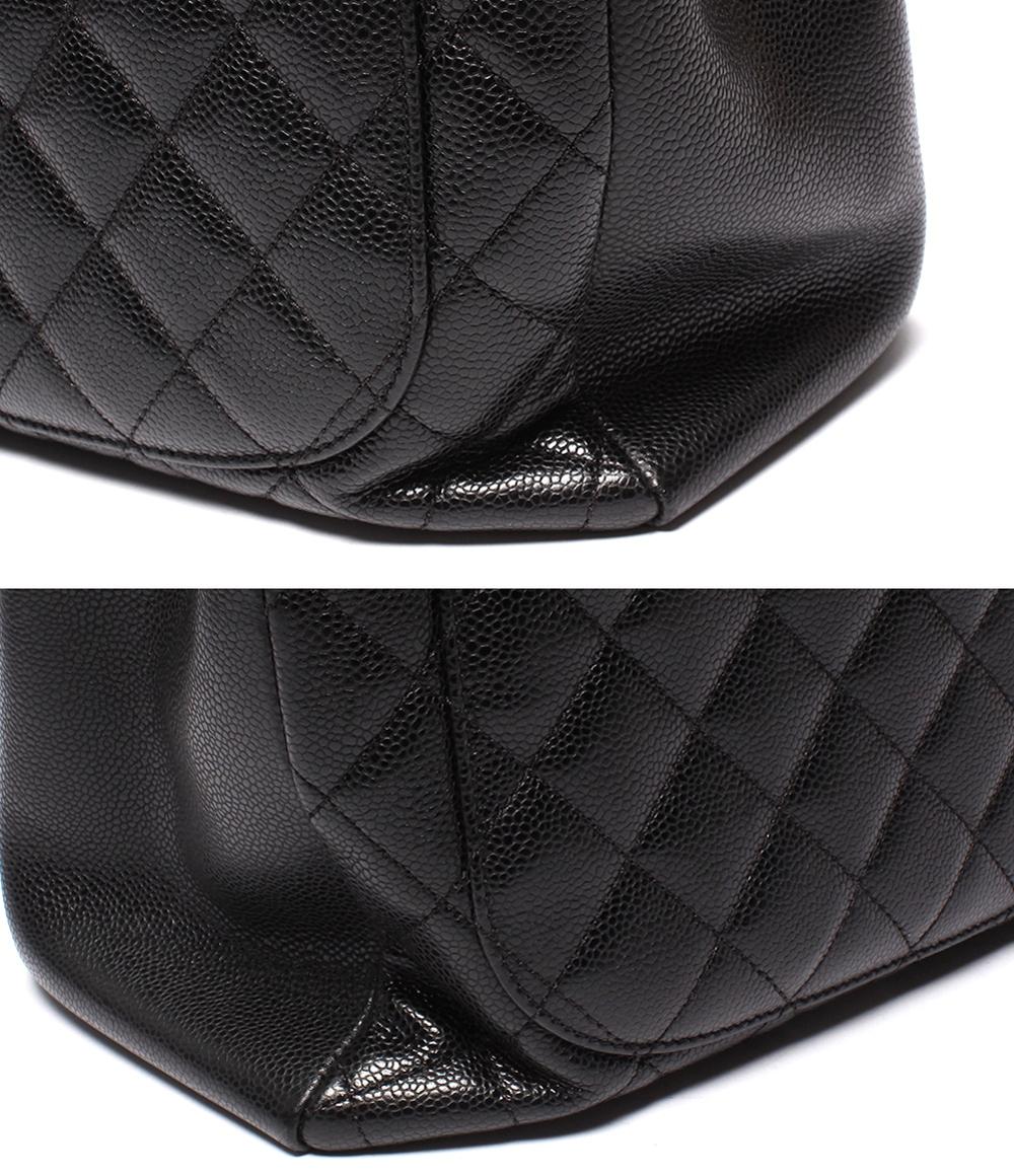 CHANEL チェーントートバッグ グランドショッピング GST シルバー金具