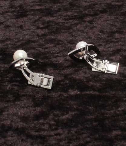 美品 MIKIMOTO カフス SV パール 7.3mm メンズ ミキモト