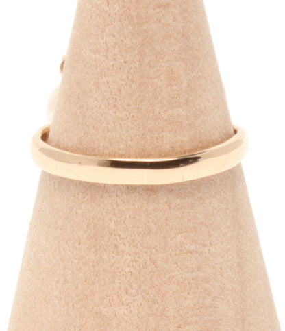 美品 リング 指輪 K14 パール ダイヤ レディース SIZE 7号