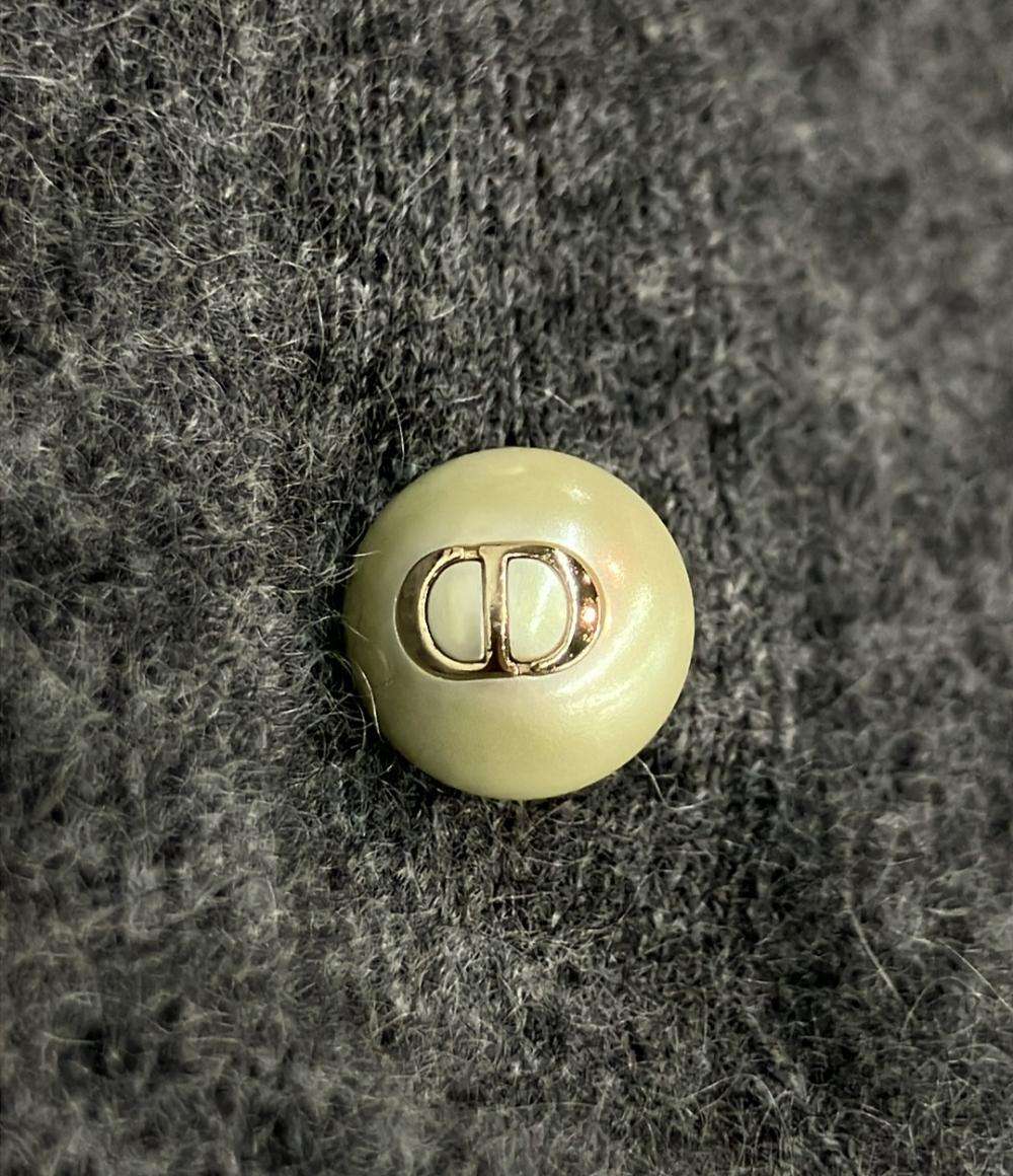 Christian Dior 長袖ニット カシミヤ100% パールボタン 354S48AM053 レディース クリスチャンディオール