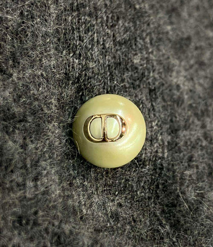 Christian Dior 長袖ニット カシミヤ100% パールボタン 354S48AM053 レディース クリスチャンディオール