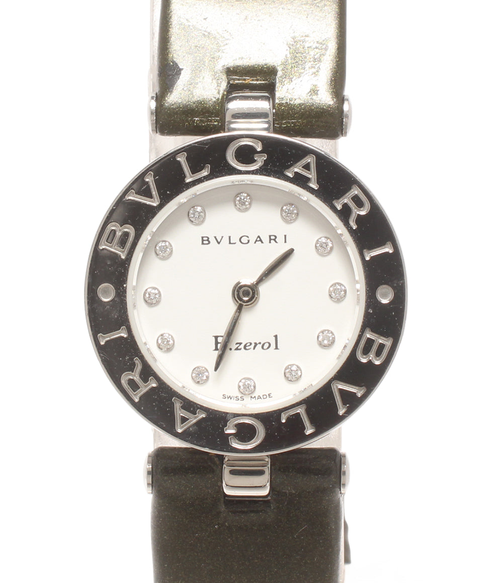 BVLGARI 腕時計 B-zero1 ダイヤインデックス クオーツ ホワイト BZ22S レディース ブルガリ
