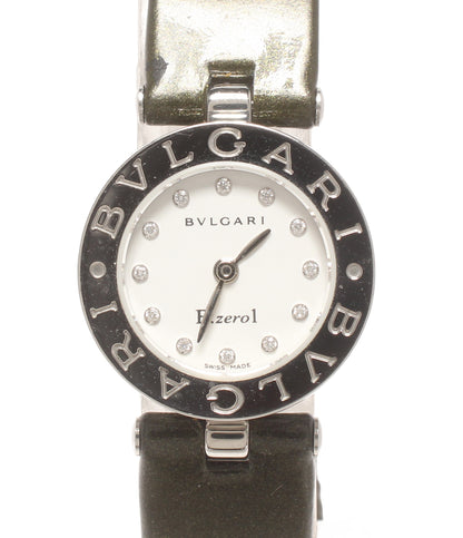 BVLGARI 腕時計 B-zero1 ダイヤインデックス クオーツ ホワイト BZ22S レディース ブルガリ
