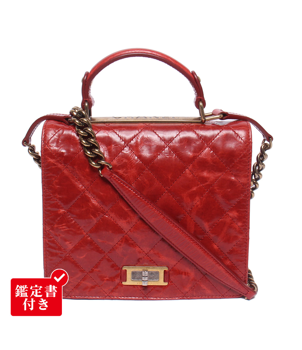 CHANEL ハンドバッグ ショルダーバッグ 肩掛け ゴールド金具 15番台 2.55 リタ エイジドカーフスキン レディース シャネル