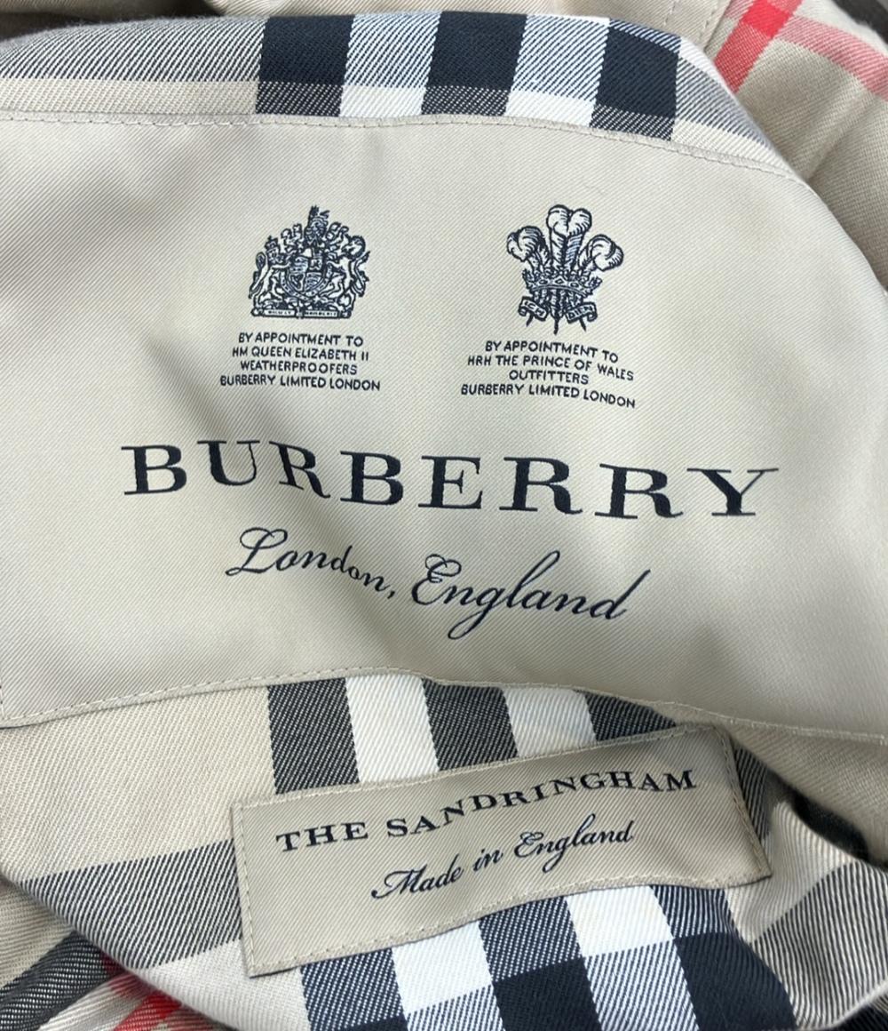 2XL美 BURBERRY スペシャリティ イングランド製 ノバチェックコート 訳あり BURBERRY トレンチコート ノバチェック ベルト付き レディース