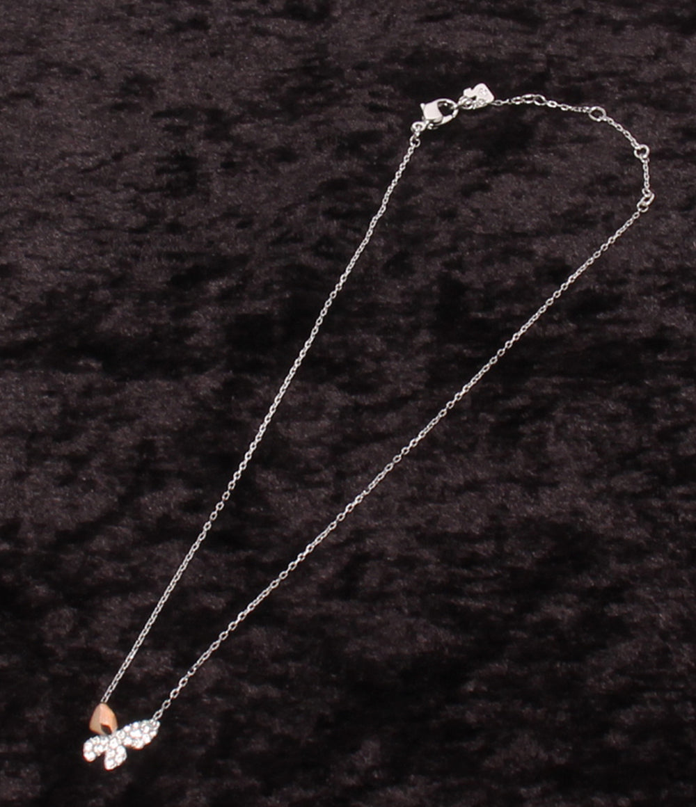 美品 SWAROVSKI ネックレス バタフライモチーフ 蝶モチーフ 5129693 レディース スワロフスキー
