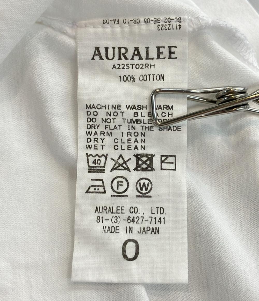 美品 オーラリー 半袖Tシャツ レディース SIZE 0 (S) AURALEE