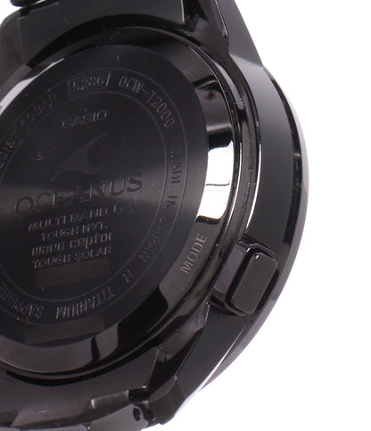 CASIO 腕時計 オシアナス OCEANUS ソーラー電波 ブラック OCW-T2000 メンズ カシオ
