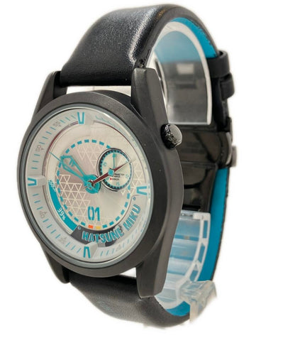 腕時計 初音ミク クオーツ シルバー メンズ XINGYUNSHI