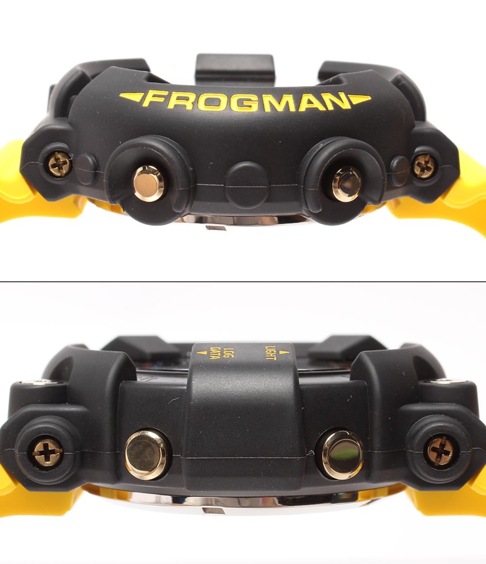 美品 CASIO 腕時計 FROGMAN イルクジ 電波ソーラー アイサーチ・ジャパン コラボレーション ソーラー GW-8200K-9JR メンズ カシオ