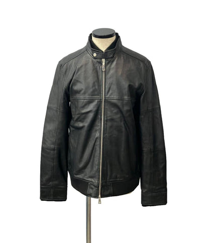 エイケイエム レザージャケット シングルライダース ラムレザー メンズ SIZE XL AKM