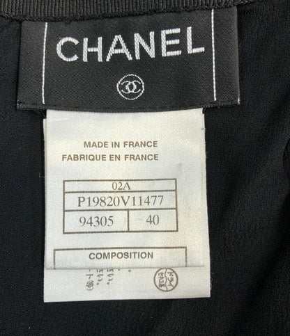 シャネル シルクプリーツスカート レディース SIZE 40 CHANEL