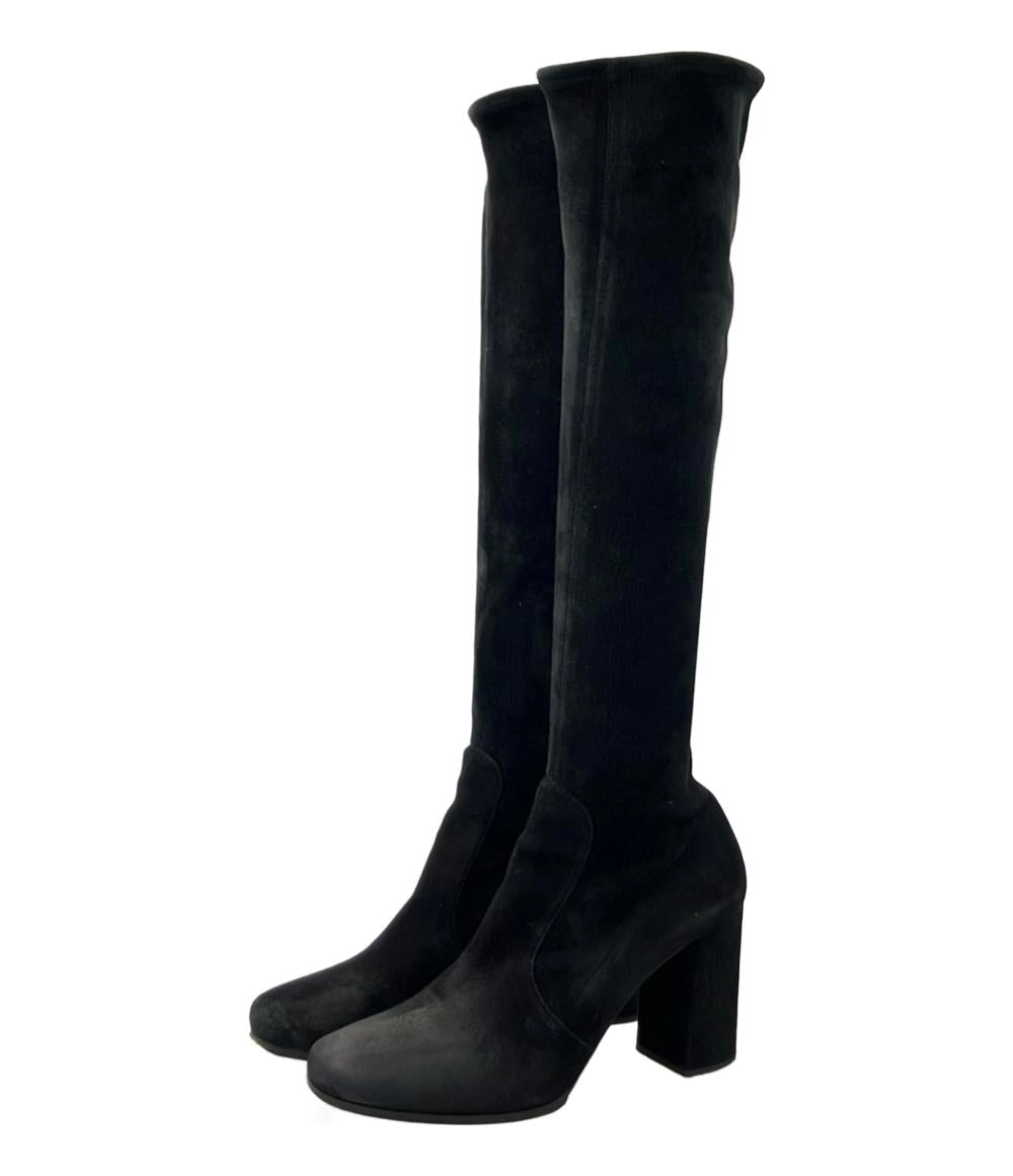 プラダ ストレッチロングブーツ レディース SIZE 38 1/2 (XL) PRADA