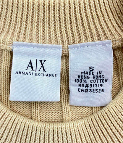 ARMANI EXCHANGE 長袖 リブニット レディース SIZE S アルマーニエクスチェンジ