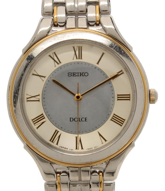 SEIKO 腕時計 ドルチェ ソーラー V181-0AC0 メンズ セイコー