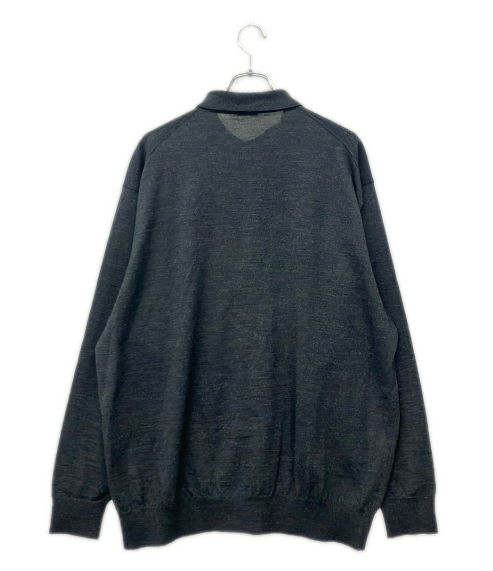 COMOLI ウール 衿つき カーディガン C03-06011 メンズ SIZE 3 コモリ