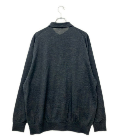 COMOLI ウール 衿つき カーディガン C03-06011 メンズ SIZE 3 コモリ
