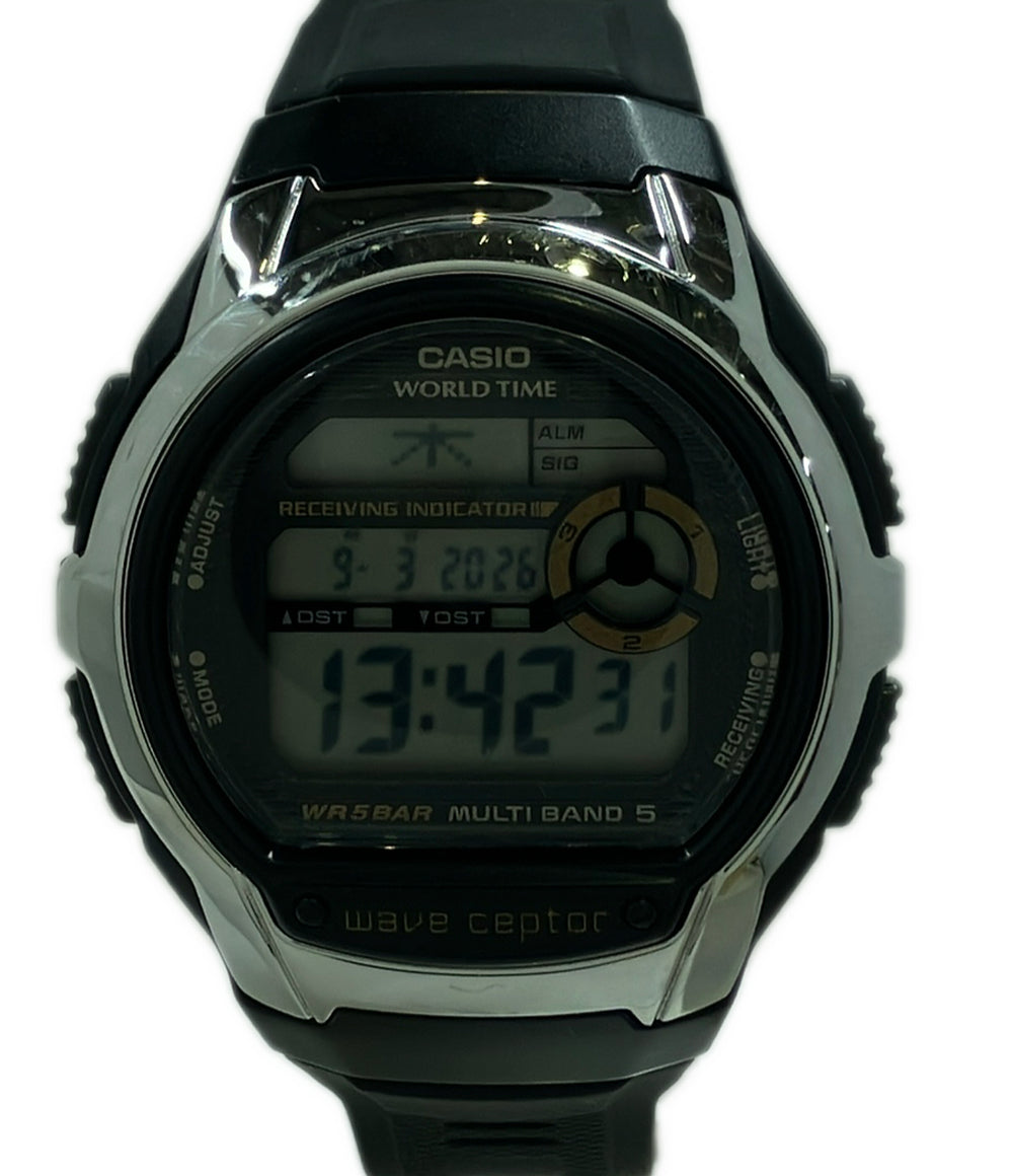 CASIO 腕時計 電池式電波 ウェーブセプター クオーツ WV-M60R メンズ カシオ