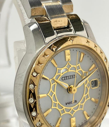 CITIZEN 腕時計 wicca ウィッカ ソーラー シェル E011-S049270 レディース シチズン
