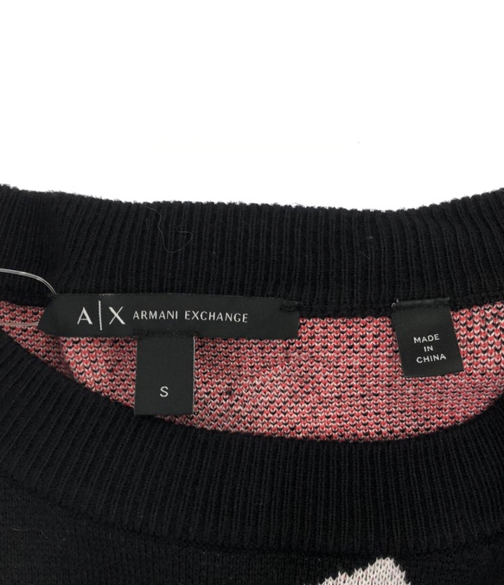 アルマーニエクスチェンジ リップ柄ニットセットアップ レディース SIZE S (S) ARMANI EXCHANGE