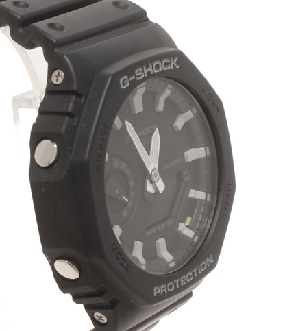 美品 CASIO 腕時計 G-SHOCK クオーツ ブラック GA-2100 メンズ カシオ