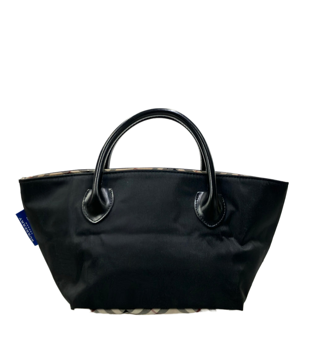 BURBERRY BLUE LABEL ハンドバッグ ナイロン 牛革 レディース バーバリーブルーレーベル