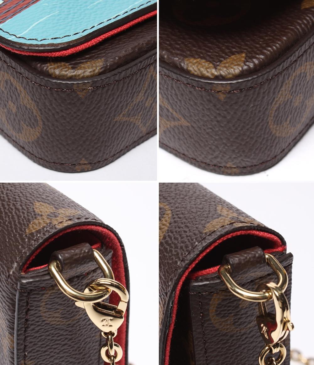 LOUIS VUITTON チェーンショルダーバッグ チェーンウォレット ポシェット ヴィヴィエンヌ ポシェット・フェリシー レディース ルイ・ヴィトン