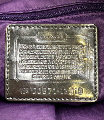 COACH 2WAY ハンドバッグ ショルダーバッグ 肩掛け ポピー 13819 レディース コーチ