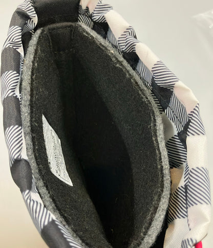 Columbia スノーブーツ 防寒 ギンガムチェック柄 BY1311-010 キッズ SIZE 22.0 コロンビア