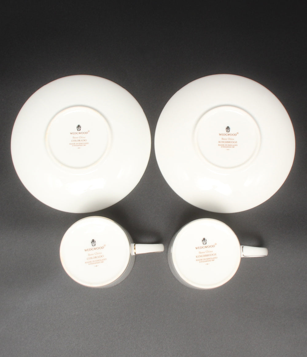 WEDGWOOD カップ＆ソーサー 2客セット ペア コロラド ウェッジウッド