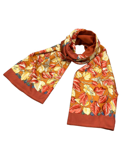 美品 HERMES マフラー シルク100% アンゴラ100% レディース エルメス