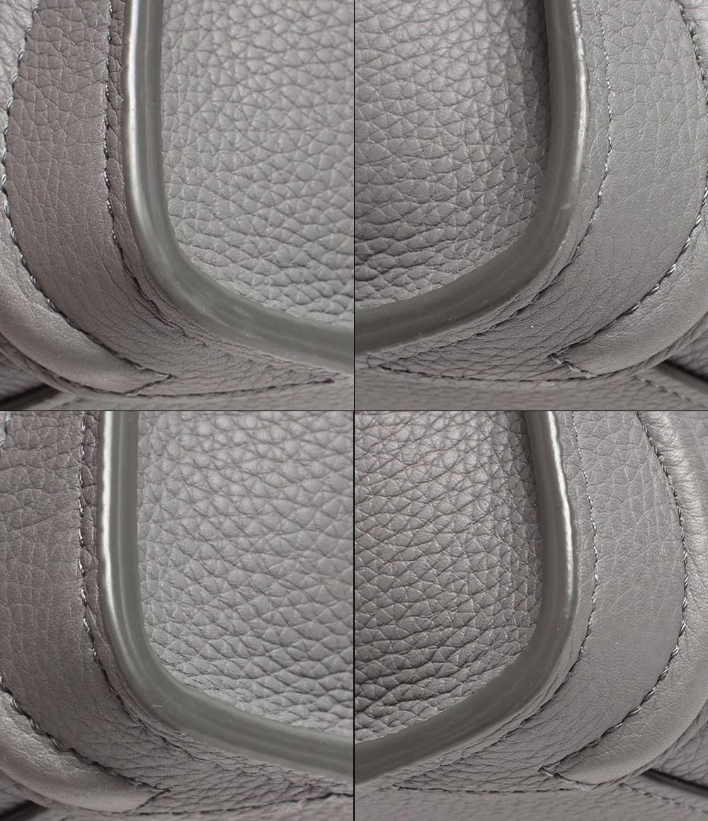 セリーヌ 2way レザー ハンドバッグ ゴールド金具 ラゲージ ナノ ショッパー コール レディース CELINE