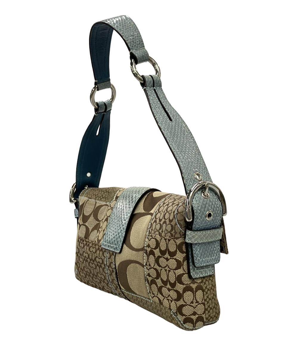 COACH ショルダーバッグ 肩掛け シグネチャーパッチワーク レディース コーチ